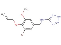 N-[4-(allyloxy)-3-bromo-5-methoxybenzyl]-2H-tetrazol-5-amine