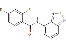 N-2,1,3-benzothiadiazol-4-yl-2,4-difluorobenzamide