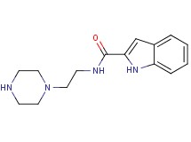 N-[2-(1-piperazinyl)ethyl]-1H-indole-2-carboxamide