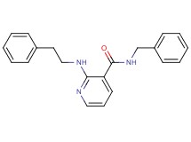 N-benzyl-2-[(2-phenylethyl)amino]nicotinamide