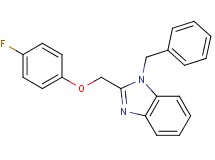 1-benzyl-2-[(4-fluorophenoxy)methyl]-1H-benzimidazole