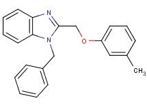 1-benzyl-2-[(3-methylphenoxy)methyl]-1H-benzimidazole