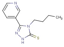 4-butyl-5-(3-pyridinyl)-2,4-dihydro-3H-1,2,4-triazole-3-thione