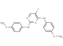 5-fluoro-N,N'-bis(4-methoxyphenyl)-2,4-pyrimidinediamine