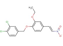 1,2-dichloro-4-{[2-ethoxy-4-(2-nitrovinyl)phenoxy]methyl}benzene