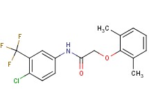 N-[4-chloro-3-(trifluoromethyl)phenyl]-2-(2,6-dimethylphenoxy)acetamide