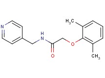 2-(2,6-dimethylphenoxy)-N-(4-pyridinylmethyl)acetamide