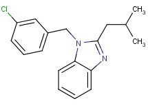 1-(3-chlorobenzyl)-2-isobutyl-1H-benzimidazole
