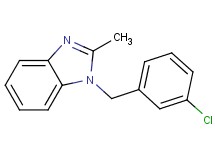 1-(3-chlorobenzyl)-2-methyl-1H-benzimidazole