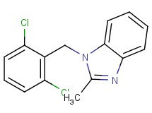1-(2,6-dichlorobenzyl)-2-methyl-1H-benzimidazole