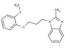 1-[3-(2-methoxyphenoxy)propyl]-2-methyl-1H-benzimidazole
