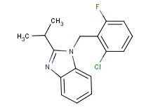 1-(2-chloro-6-fluorobenzyl)-2-isopropyl-1H-benzimidazole