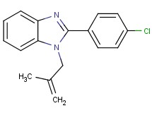2-(4-chlorophenyl)-1-(2-methyl-2-propen-1-yl)-1H-benzimidazole