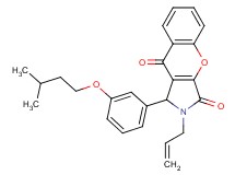 2-allyl-1-[3-(3-methylbutoxy)phenyl]-1,2-dihydrochromeno[2,3-c]pyrrole-3,9-dione