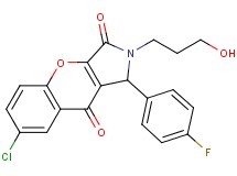 7-chloro-1-(4-fluorophenyl)-2-(3-hydroxypropyl)-1,2-dihydrochromeno[2,3-c]pyrrole-3,9-dione