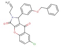 2-allyl-1-[3-(benzyloxy)phenyl]-7-chloro-1,2-dihydrochromeno[2,3-c]pyrrole-3,9-dione