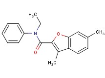 N-ethyl-3,6-dimethyl-N-phenyl-1-benzofuran-2-carboxamide