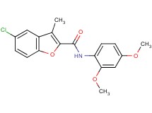 5-chloro-N-(2,4-dimethoxyphenyl)-3-methyl-1-benzofuran-2-carboxamide