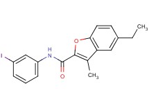 5-ethyl-N-(3-iodophenyl)-3-methyl-1-benzofuran-2-carboxamide