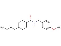 4-butyl-N-(4-methoxybenzyl)cyclohexanecarboxamide