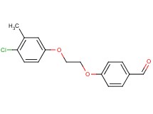 4-[2-(4-chloro-3-methylphenoxy)ethoxy]benzaldehyde