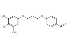 4-[3-(4-chloro-3,5-dimethylphenoxy)propoxy]benzaldehyde