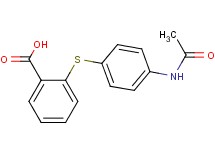2-{[4-(acetylamino)phenyl]thio}benzoic acid