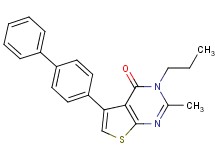 5-(4-biphenylyl)-2-methyl-3-propylthieno[2,3-d]pyrimidin-4(3H)-one