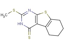 2-(methylthio)-5,6,7,8-tetrahydro[1]benzothieno[2,3-d]pyrimidine-4(3H)-thione