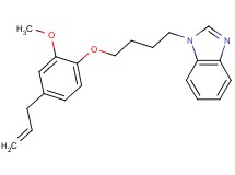 1-[4-(4-allyl-2-methoxyphenoxy)butyl]-1H-benzimidazole oxalate