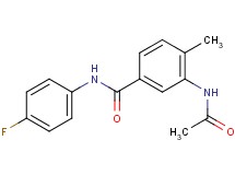 3-(acetylamino)-N-(4-fluorophenyl)-4-methylbenzamide