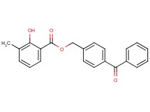 4-benzoylbenzyl 2-hydroxy-3-methylbenzoate
