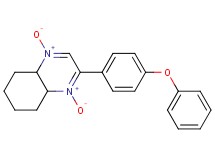 2-(4-phenoxyphenyl)-4a,5,6,7,8,8a-hexahydroquinoxaline 1,4-dioxide