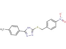 3-(4-methylphenyl)-5-[(4-nitrobenzyl)thio]-4H-1,2,4-triazole
