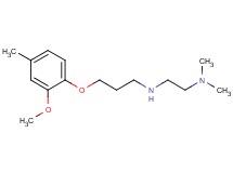 N'-[3-(2-methoxy-4-methylphenoxy)propyl]-N,N-dimethyl-1,2-ethanediamine hydrochloride