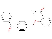 1-{2-[(4-benzoylbenzyl)oxy]phenyl}ethanone