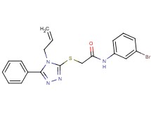 2-[(4-allyl-5-phenyl-4H-1,2,4-triazol-3-yl)thio]-N-(3-bromophenyl)acetamide