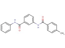 3-[(4-methylbenzoyl)amino]-N-phenylbenzamide