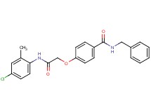 N-benzyl-4-{2-[(4-chloro-2-methylphenyl)amino]-2-oxoethoxy}benzamide