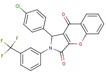 1-(4-chlorophenyl)-2-[3-(trifluoromethyl)phenyl]-1,2-dihydrochromeno[2,3-c]pyrrole-3,9-dione