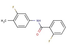 2-fluoro-N-(3-fluoro-4-methylphenyl)benzamide