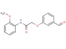 2-(3-formylphenoxy)-N-(2-methoxyphenyl)acetamide