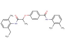 N-(2,3-dimethylphenyl)-4-{2-[(2-ethyl-6-methylphenyl)amino]-1-methyl-2-oxoethoxy}benzamide