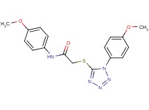 N-(4-methoxyphenyl)-2-{[1-(4-methoxyphenyl)-1H-tetrazol-5-yl]thio}acetamide