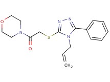 4-{[(4-allyl-5-phenyl-4H-1,2,4-triazol-3-yl)thio]acetyl}morpholine