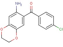 (7-amino-2,3-dihydro-1,4-benzodioxin-6-yl)(4-chlorophenyl)methanone