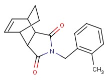 4-(2-methylbenzyl)-4-azatricyclo[5.2.2.0~2,6~]undec-8-ene-3,5-dione