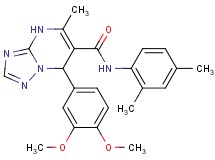 7-(3,4-dimethoxyphenyl)-N-(2,4-dimethylphenyl)-5-methyl-4,7-dihydro[1,2,4]triazolo[1,5-a]pyrimidine-6-carboxamide
