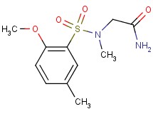 N~2~-[(2-methoxy-5-methylphenyl)sulfonyl]-N~2~-methylglycinamide