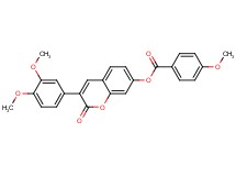 3-(3,4-dimethoxyphenyl)-2-oxo-2H-chromen-7-yl 4-methoxybenzoate